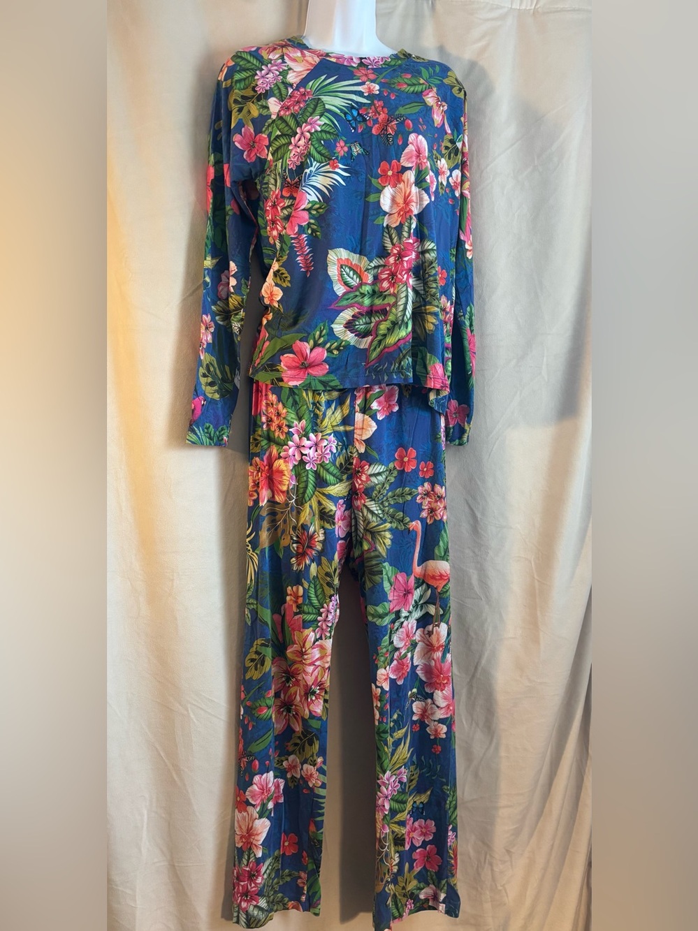 Johnny Was The Raglan PJ Set in Amorina Blue